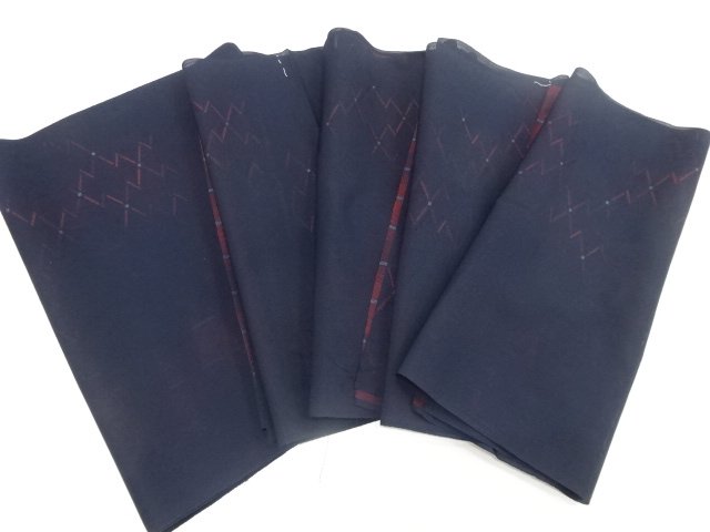 JAPANESE KIMONO / ANTIQUE KIMONO FOR SUMMER MATSUBARA HISHI PATTERN WO